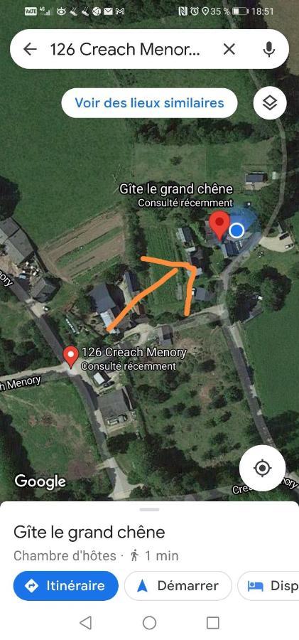Le Gite "Le Grand Chene" Le Cloitre-Saint-Thegonnec Kültér fotó